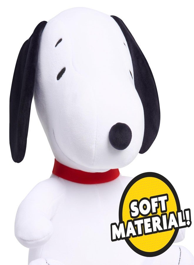 Peanuts Large 2 lb Weighted Plush Snoopy, 12-inch Stuffed Animal, Kids Toys for Ages 3 Up by Just Play - Image 3